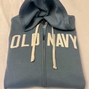 Old Navy Light Blue Zip-Up Hoodie
